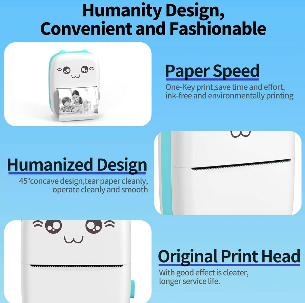 Mini Pocket Portable Thermal Printer