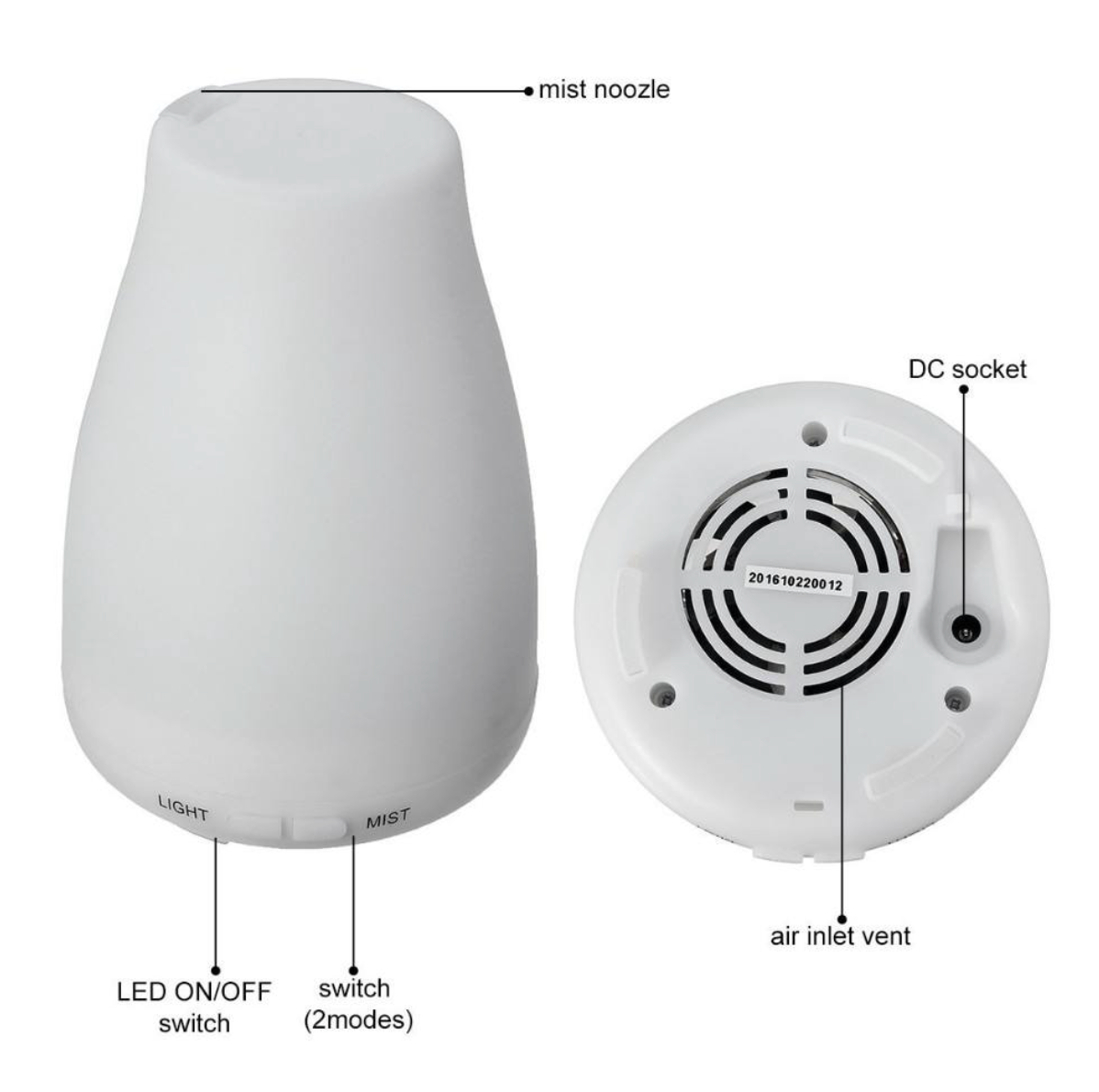 Mini Portable Car USB Essential Oil Diffuser