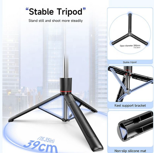 Adjustable Cell Phone Tripod Stand